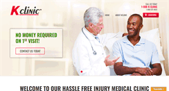 Desktop Screenshot of kclinic.com